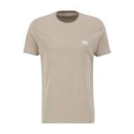 Alpha Industries Herren T-Shirt Basic Small Logo vintage sand