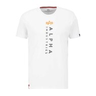 Alpha Industries Herren T-Shirt R Print white
