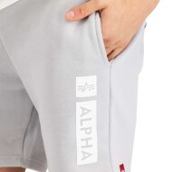 Alpha Industries Herren Short Alpha PP pastel grey