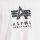 Alpha Industries Herren T-Shirt Grunge Logo white