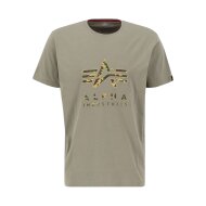 Alpha Industries Herren T-Shirt Camo PP olive