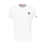 Alpha Industries Herren T-Shirt Doted SL white
