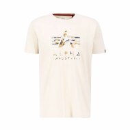 Alpha Industries Herren T-Shirt Camo PP jet stream white
