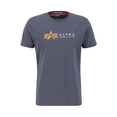 Alpha Industries Herren T-Shirt Alpha Label greyblack