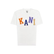 Karl Kani Herren T-Shirt Woven Signature Multicolor Logo white
