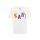 Karl Kani Herren T-Shirt Woven Signature Multicolor Logo white