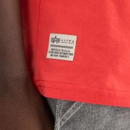 Alpha Industries Herren T-Shirt Dragon EMB radiant red