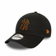 New Era 9FORTY Cap New York Yankees Team Outline black/orange