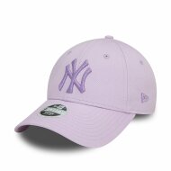 New Era 9FORTY Women Cap New York Yankees MLB Metallic Logo violett