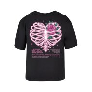 Mister Tee T-Shirt Herren Heart Cage Rose black