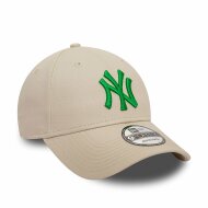 New Era 9FORTY Cap New York Yankees League Essential stone/green