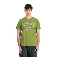 Alpha Industries Herren T-Shirt College Camo moss green