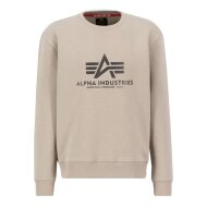 Alpha Industries Herren Basic Sweater Carbon vintage sand