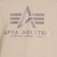 Alpha Industries Herren Basic Sweater Carbon vintage sand