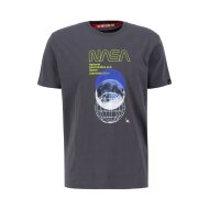 Alpha Industries Herren T-Shirt NASA Orbit vintage grey