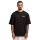 Dropsize Herren T-Shirt Heavy Crew Dove Oversized washed black