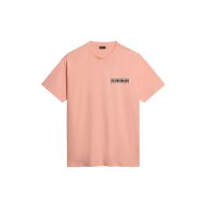 Napapijri Unisex T-Shirt Boyd pink sakmon
