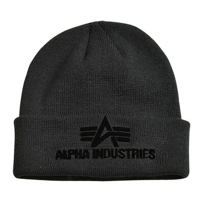Alpha Industries 3D Beanie black