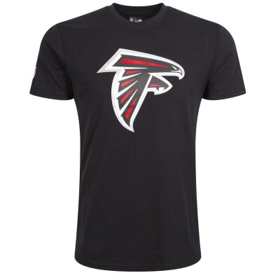 New Era Herren T-Shirt NFL Atlanta Falcons Logo schwarz