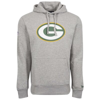 New Era Herren Hoodie NFL Green Bay Packers Logo grau