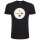 New Era Herren T-Shirt NFL Pittsburgh Steelers Logo schwarz L