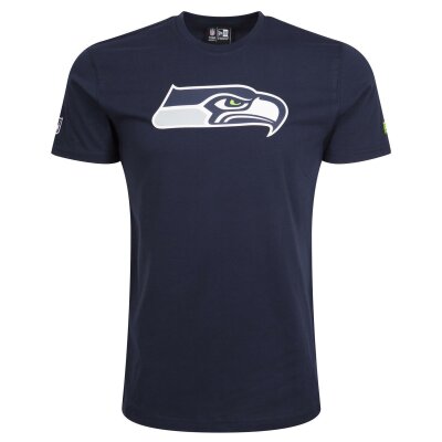 New Era Herren T-Shirt NFL Seattle Seahawks Logo navy