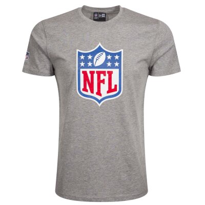 New Era Herren T-Shirt NFL Shield Logo grau S