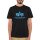 Alpha Industries Herren T-Shirt Basic Logo black/blue L