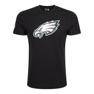 New Era Herren T-Shirt NFL Philadelphia Eagles Logo schwarz