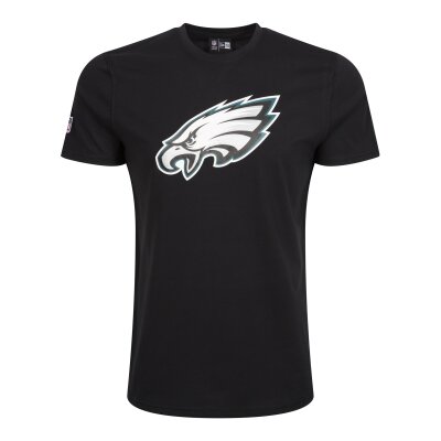New Era Herren T-Shirt NFL Philadelphia Eagles Logo schwarz L