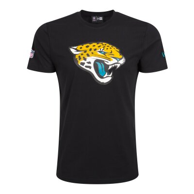 New Era Herren T-Shirt NFL Jacksonville Jaguars Logo schwarz M