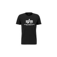 Alpha Industries Herren T-Shirt Basic Logo black