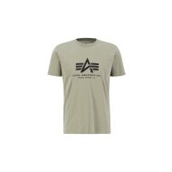 Alpha Industries Herren T-Shirt Basic Logo olive