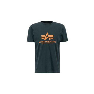 Alpha Industries Herren T-Shirt Basic Logo dark petrol