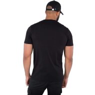 Alpha Industries Herren T-Shirt Alpha Inlay black S