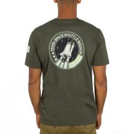 Alpha Industries Herren T-Shirt Space Shuttle dark green M