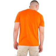 Alpha Industries Herren T-Shirt Basic Logo flame orange
