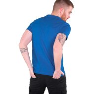 Alpha Industries Herren T-Shirt Basic Logo lapis blue