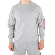 Alpha Industries Herren Sweater X-Fit grey heather S