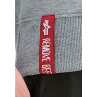 Alpha Industries Herren Sweater Basic Logo heather grey XL