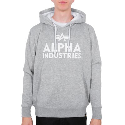 Alpha Industries Herren Hoodie Foam Print grey heather XXL
