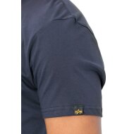 Alpha Industries Herren T-Shirt Basic Logo rep.blue M