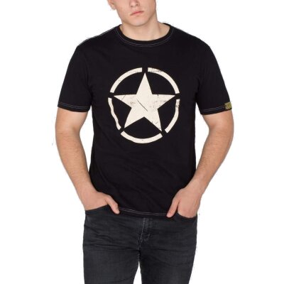 Alpha Industries Herren T-Shirt Star black