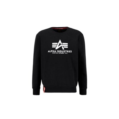 Alpha Industries Herren Sweater Basic Logo black