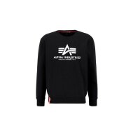 Alpha Industries Herren Sweater Basic Logo black