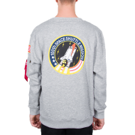 Alpha Industries Herren Sweater Space Shuttle grey heather