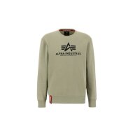 Alpha Industries Herren Sweater Basic Logo olive