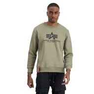 Alpha Industries Herren Sweater Basic Logo olive M