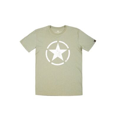 Alpha Industries Herren T-Shirt Star olive