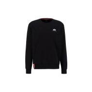 Alpha Industries Herren Sweater Basic Small Logo black 3XL